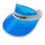 0.6mm-1.0mm PVC Silk Screen Printing Sport Visor | Promotional Plastic Protection Events Hat