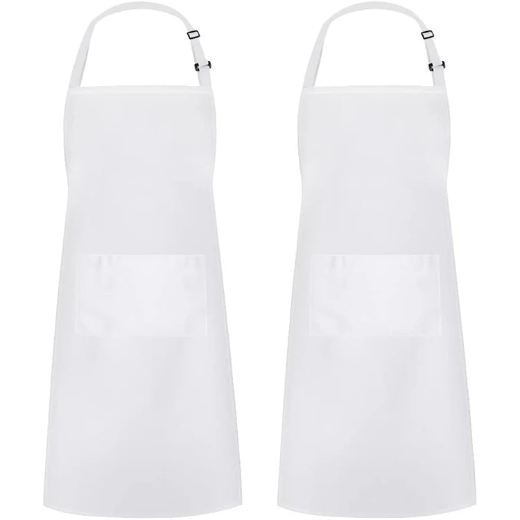 Custom Logo Waterproof Poly Cotton Canvas Work Apron Utility Uniform