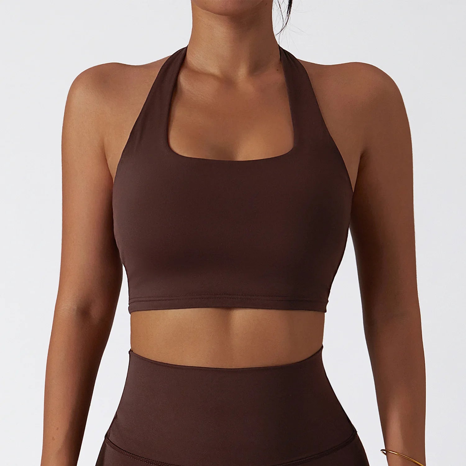 Nylon-Spandex Interlock Flatlock-Stitched 4-Piece Sports Gym Set