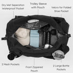 Nylon Coated Convertible Weekender Bag