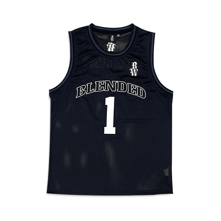 Polyester Mesh Knit Retro Basketball Jersey