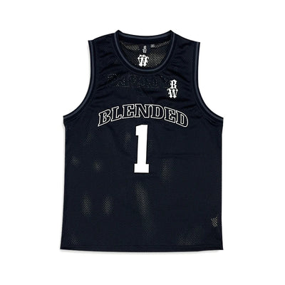 Polyester Mesh Knit Retro Basketball Jersey