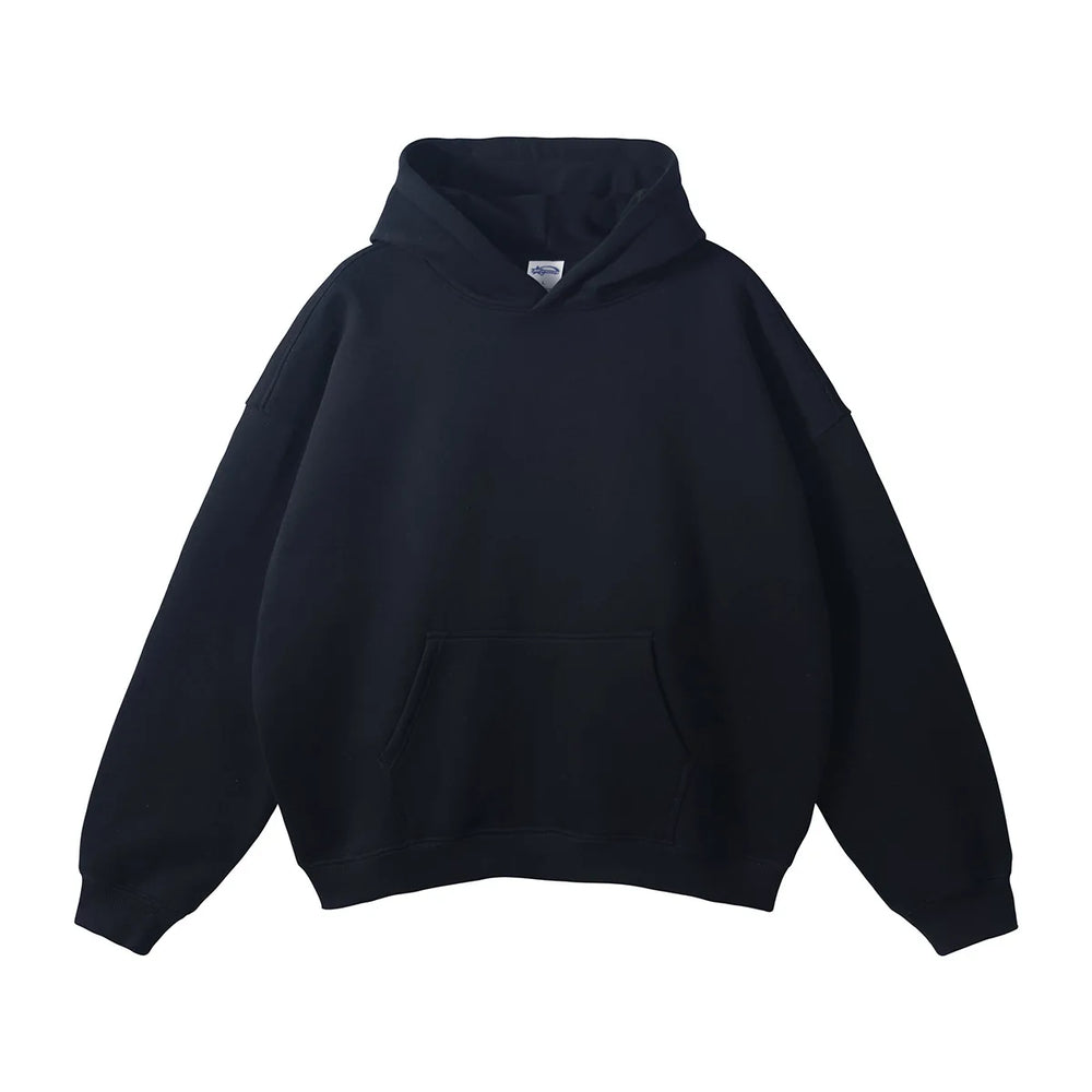 Oversized Hoodie Custom logo High Weight 350gsm Oversized Blank Pullover Hoodie for Mens Drops