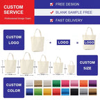 Cotton Canvas Screen Printed Tote Bag