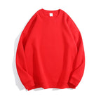 300Gsm Cotton Fabric Custom Embroidery Pullover | Wholesale Oversized Crew Neck Sweatshirts