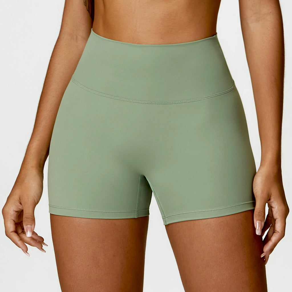 Nylon Spandex Seamless Knitted Scrunch Leggings Sports Outfit
