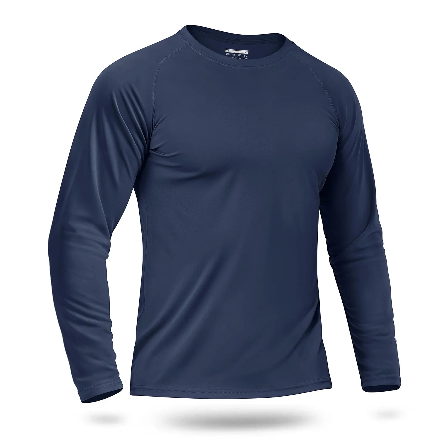 Custom LOGO Men's Sun Protection T-Shirt 145g Polyester Long Sleeve Sun Protection T-Shirt Bulk Wholesale
