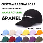 Cotton Embroidery Unisex Ball Cap | Wholesale Custom Logo Baseball Hat