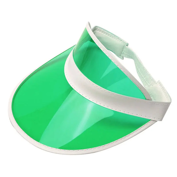 0.6mm-1.0mm PVC Silk Screen Printing Sport Visor | Promotional Plastic Protection Events Hat
