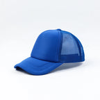 Polyester Cotton Mesh Machine Embroidery 5 Panel Trucker Cap