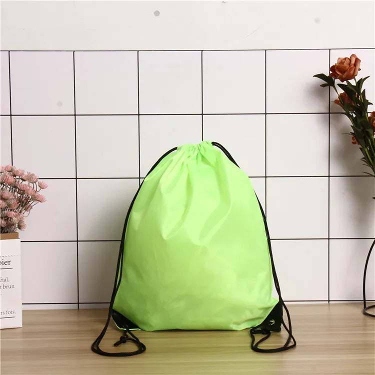 Nylon Sublimation Waterproof Drawstring Bag