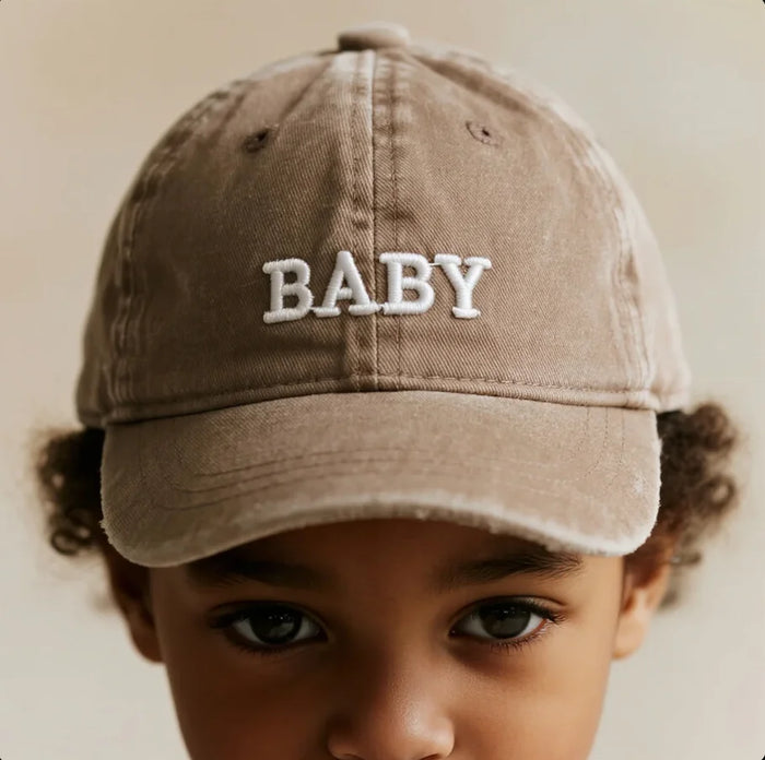 Bulk Polyester Cotton Embroidered Baseball Hats for Kids Capsule Drops