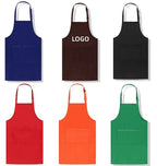 Heavy-Duty Canvas Cross-Back Kitchen Work Apron with Utility Pockets