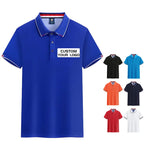 Custom Polo T-Shirt 180GSM Spandex Cotton Blend | Embroidered Logo Work Uniforms for Hospitality & Retail