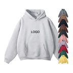 Heavyweight 350gsm Cotton Polyester Pullover Sweatshirt High Fit Blank Blanks