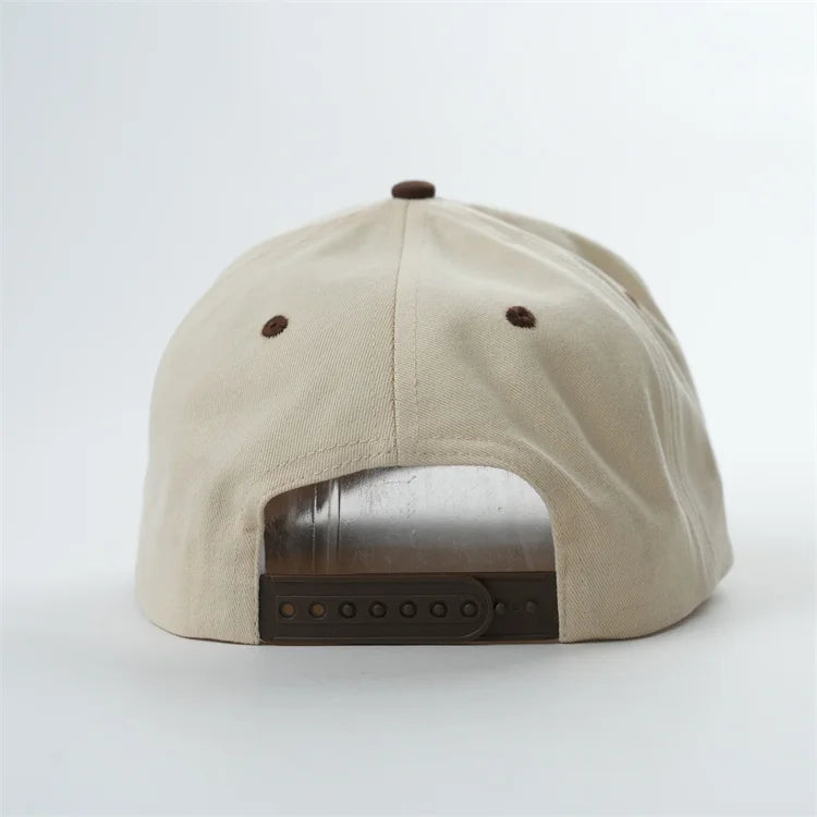 Washed Cotton Twill Embroidery 5 Panel Dad Cap | Custom Baseball Hats Wholesale