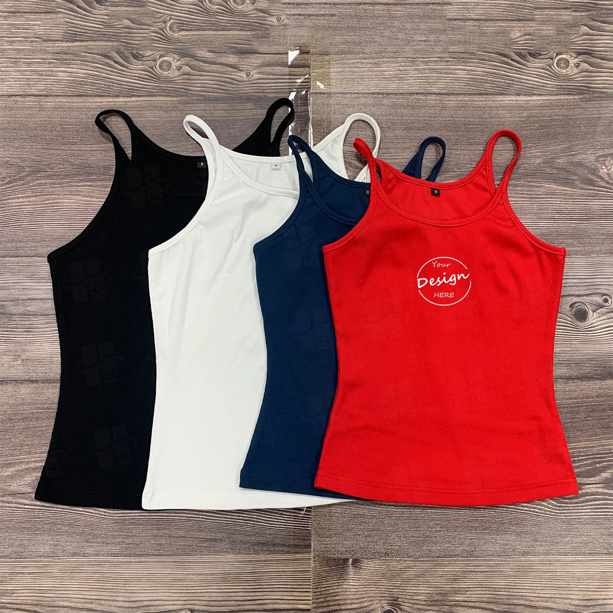 Spandex Knitted OEM Active Custom Top Street Wear Tops Top Workout Clothing Ladies Custom Embroidered Cotton Street Wear Womens Ribbed Tank Tops Women