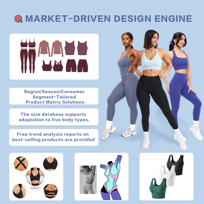 280g Spandex Nylon Four Way Stretch Sports Crop Yoga Tank Tops Build in Bra | Custom Activewear