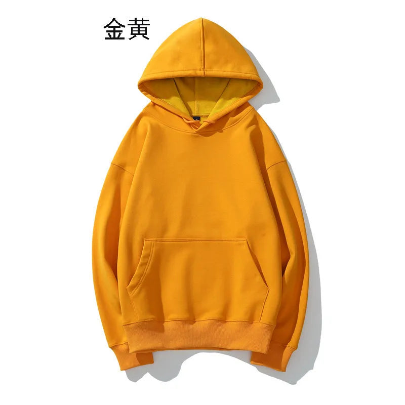 Heavyweight Cotton Brushed Knit Pullover Hoodie