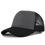Custom Curved Brim 5 Panel Foam Trucker Cap | 100% Polyester Breathable Unisex Hat | Bulk OEM Wholesale