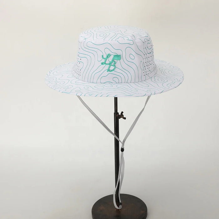 OEM Polyester Cotton Structural Embroidery Breathing Hole Bulk Uniform Brim Headgear