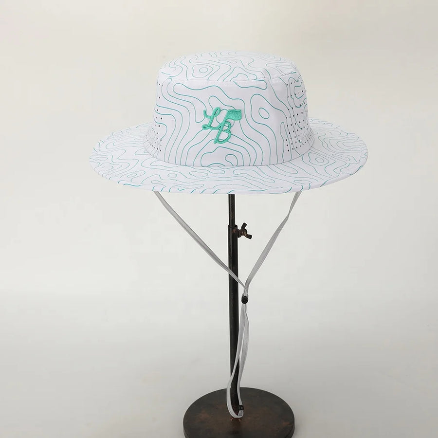 OEM Polyester Cotton Structural Embroidery Breathing Hole Bulk Uniform Brim Headgear