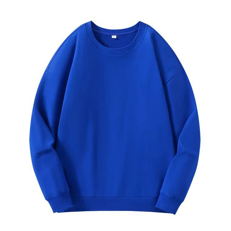 300g Knitted Cotton Polyester Puff Printing O-Neck Pullover | Men Custom Touch Hoodie