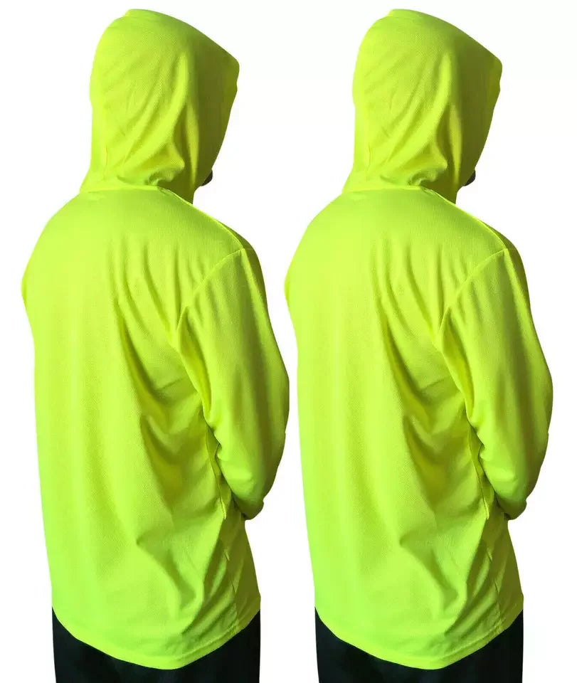 High-Visibility Birdseye Mesh Reflective Dry-Fit Safety Work T-Shirt