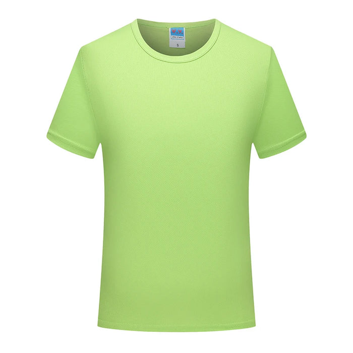 Polyester Quick-Dry Plain-Dyed Running T-Shirt