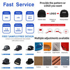Low MOQ Promotional Cotton Acrylic Caps | 6 Panel Custom Logo Baseball Hats
