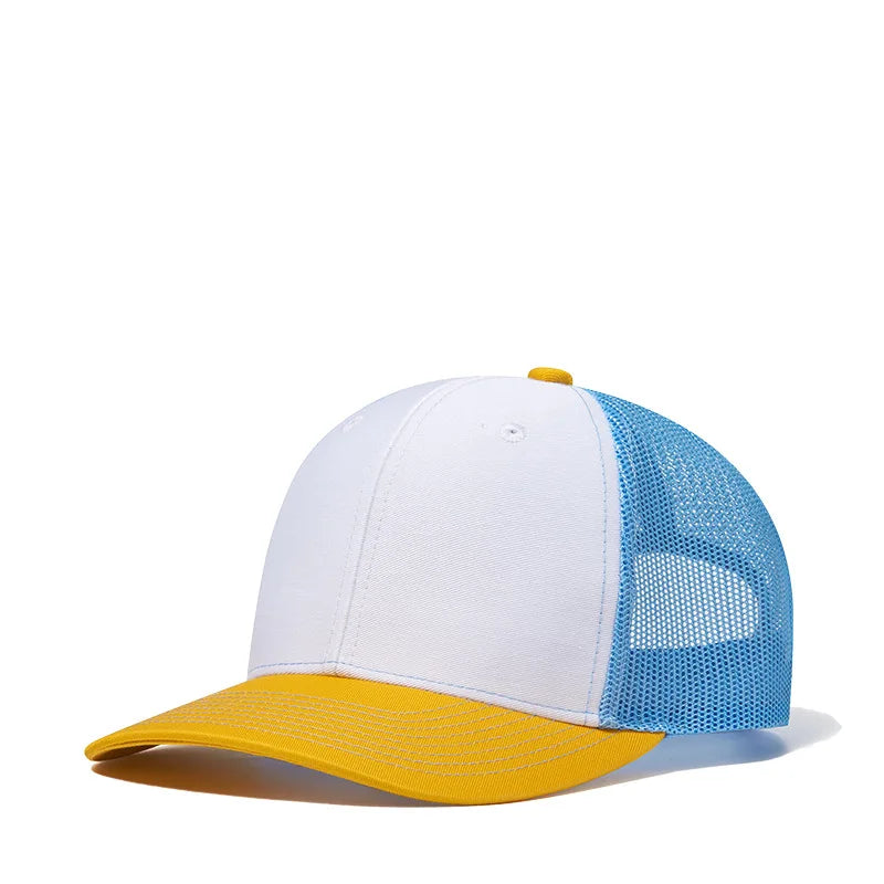 Bulk Cotton Mesh Customized Embroidery Patch Trucker Hats for Custom Gym Apparel