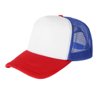 100 Polyester Oxford Five Panel Sublimation Blank Foam Trucker Hat | Wholesale Plain Mesh Caps