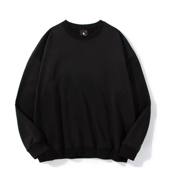 240g 100% Polyester Heat Transfer Logo Sweatshirts Regular Fit Crewneck Pullover