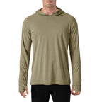 145g Knitted 100% Polyester Long Sleeve Fishing Shirt Men Rash Guard