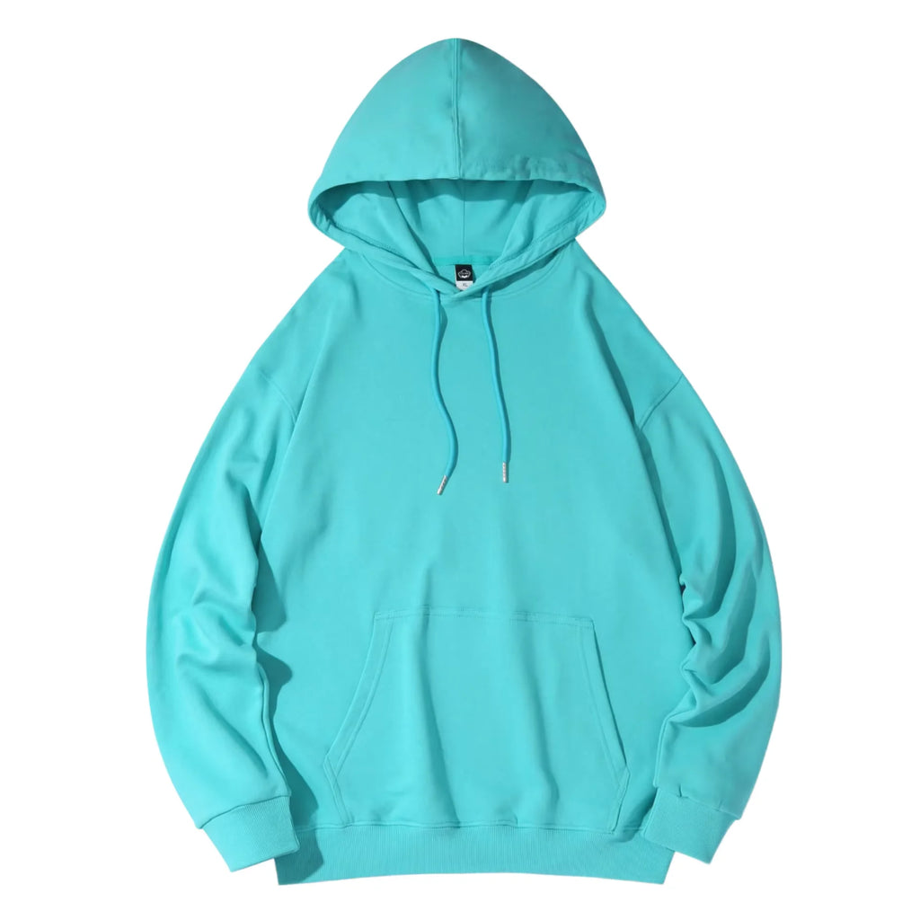 100% Cotton 350gsm Knit Pullover Hoodie