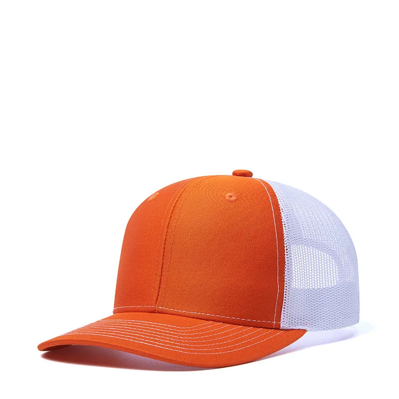 Bulk Cotton Mesh Customized Embroidery Patch Trucker Hats for Custom Gym Apparel