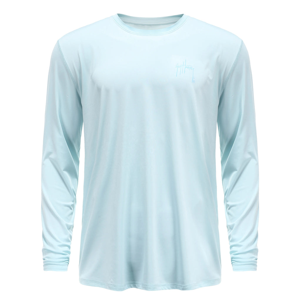 175gsm Polyester Spandex Sublimation Long Sleeve Performance Fishing Shirts Hot Design Dry Men Apparel