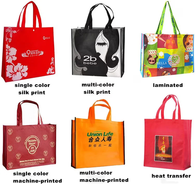 Nonwoven Fabric Ultrasonic Heat Sealed Grocery Bag