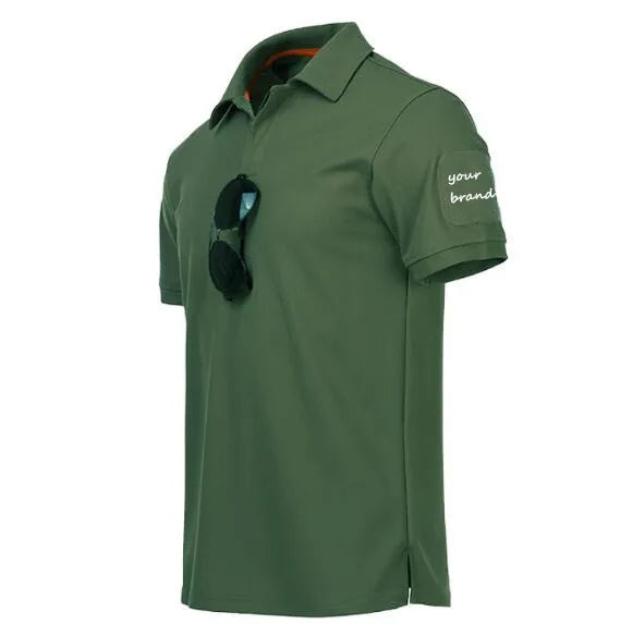 Custom Logo Quick Dry Breathable Men Training Shirt Athletic Top 170GSM Polyester Long Sleeve Safety Hoodie