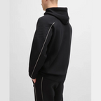 Tech Fleece Interlock Knit Drawstring Hooded Sweatshirt