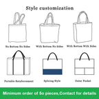 Heavyweight Cotton Canvas Reinforced Stitching Tote Bag