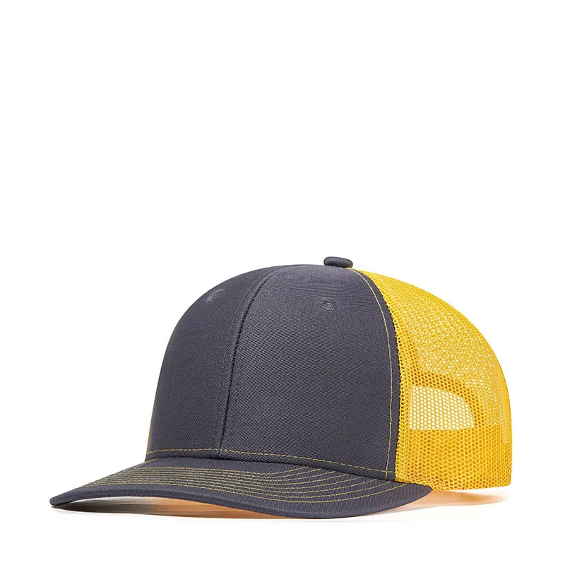 Bulk Cotton Mesh Customized Embroidery Patch Trucker Hats for Custom Gym Apparel