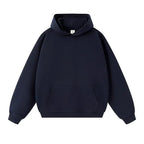 Heavyweight 350gsm Cotton Polyester Pullover Sweatshirt High Fit Blank Blanks