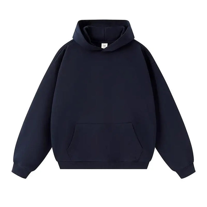 Heavyweight 350gsm Cotton Polyester Pullover Sweatshirt High Fit Blank Blanks