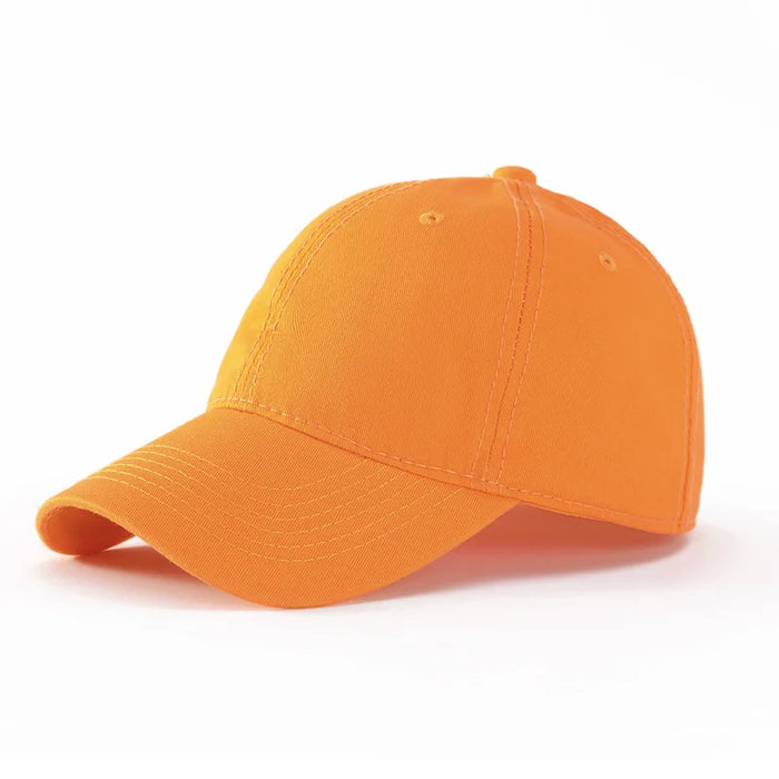 Wholesale Customized Cotton Soft Custom 6-Panel Sporty Unisex Baseball Cap