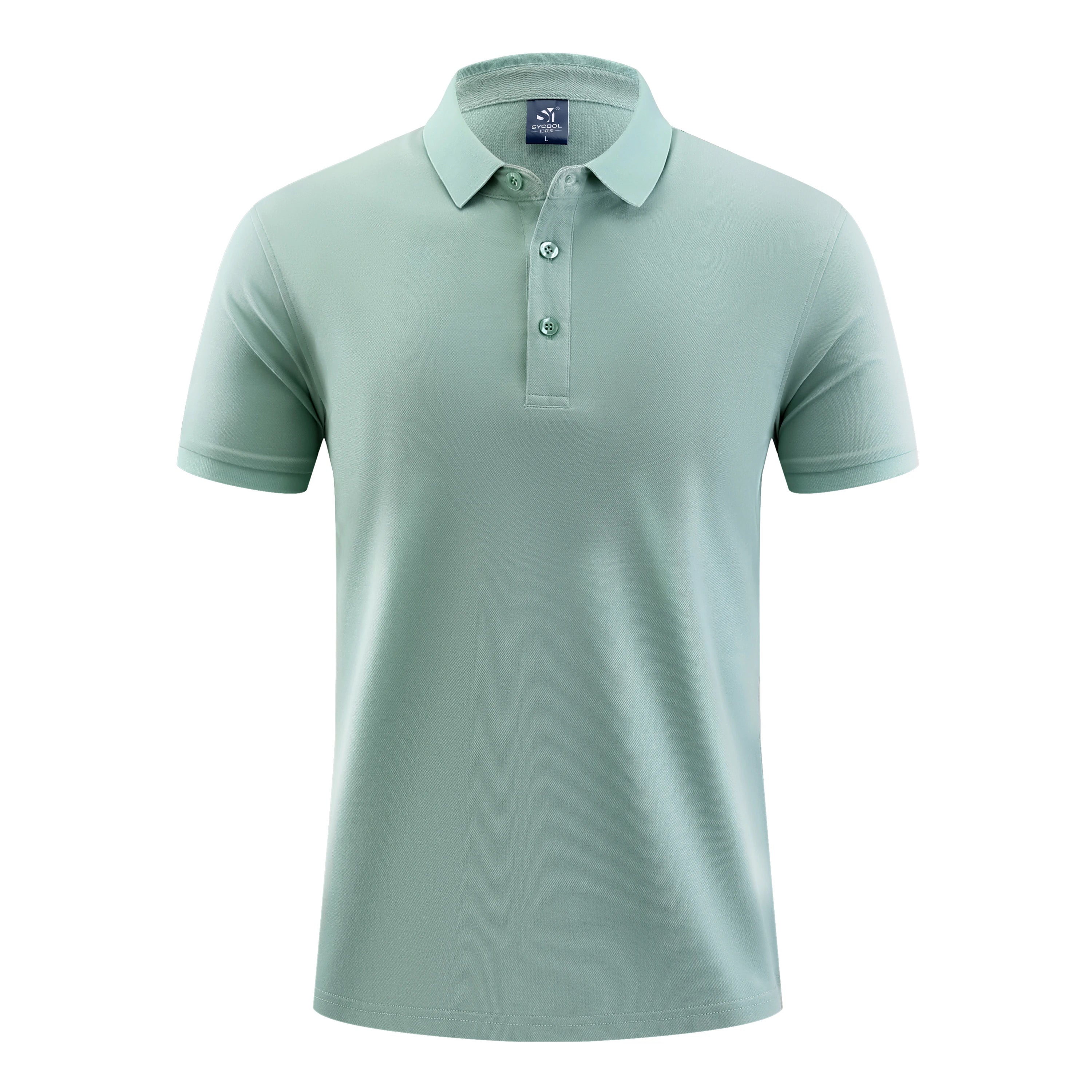 OEM Factory Supply Custom Logo Polyester Piqué Knit Custom Printed Polo Shirt