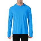 145g Knitted 100% Polyester Long Sleeve Fishing Shirt Men Rash Guard
