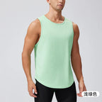 Custom Quick Sleeveless Training Top | Men's 100 Polyester Dry Workout Tank