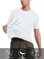 Polyester Quick-Dry Plain-Dyed Running T-Shirt