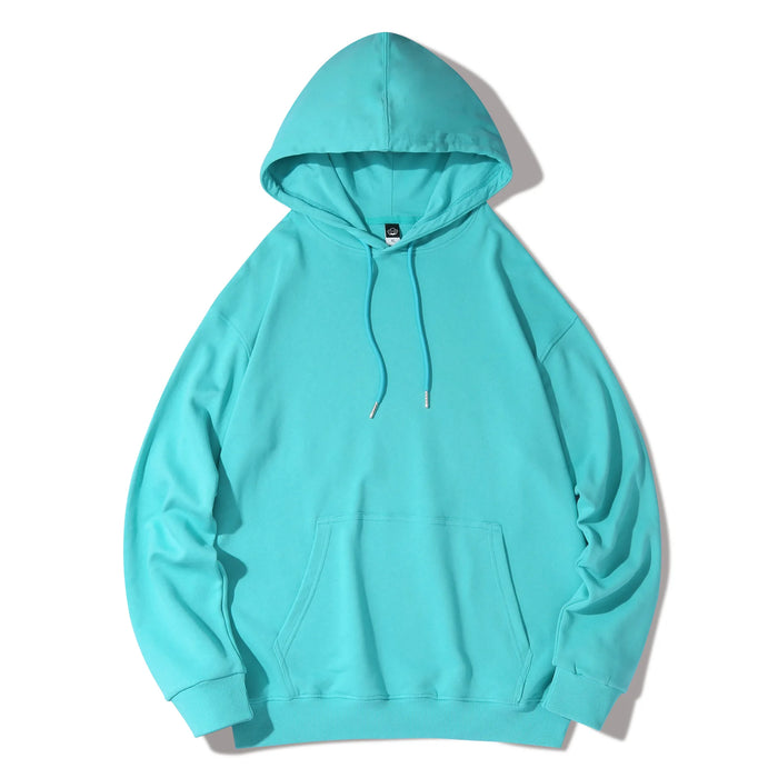 100% Cotton 350gsm Knit Pullover Hoodie